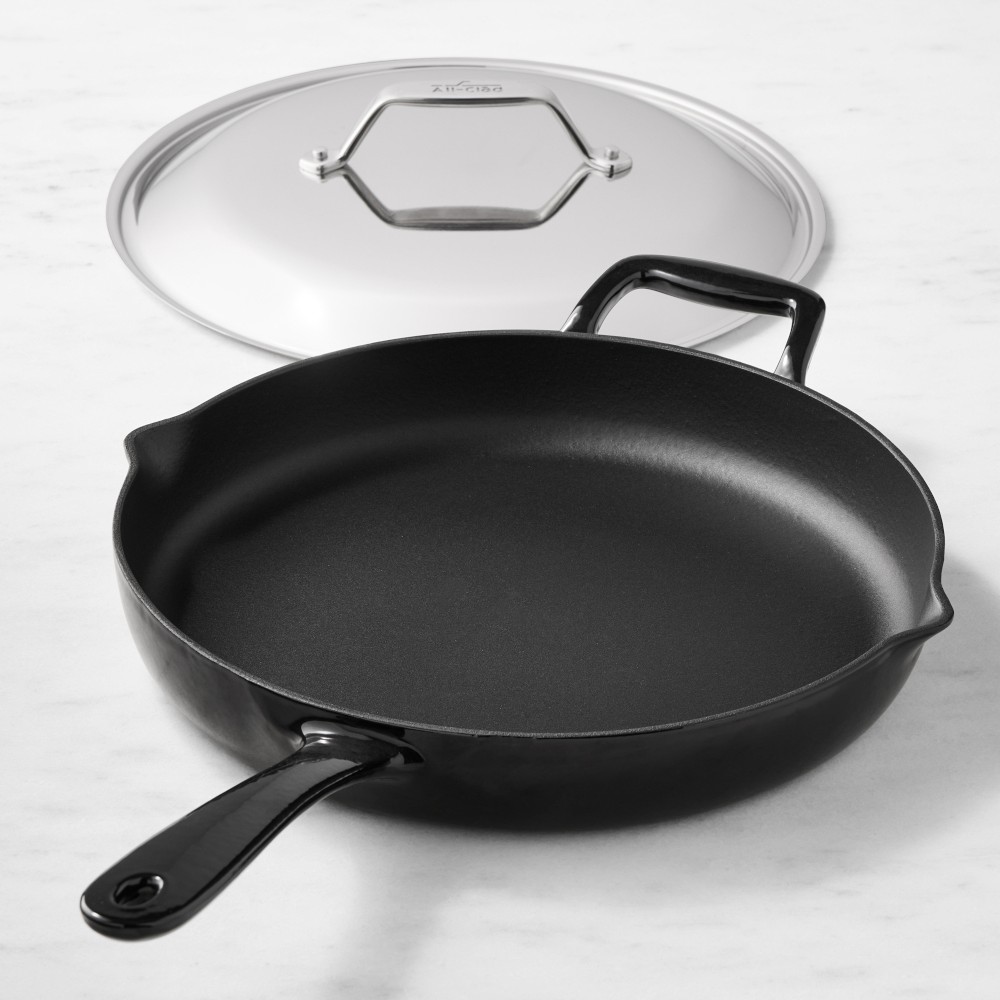 All-Clad Enameled Cast Iron Skillet, 12