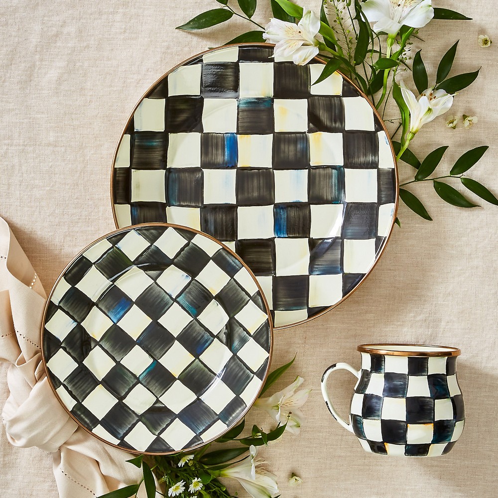 MacKenzie-Childs Courtly Check Dinner Plates