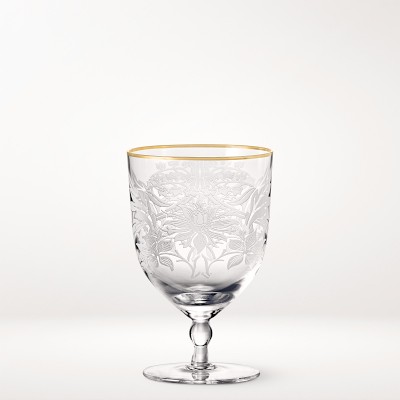Morris & Co. x Williams Sonoma Etched Goblets, 13-oz