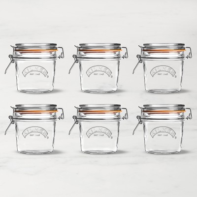 Kilner Round Clip Top Jar, Set of 6