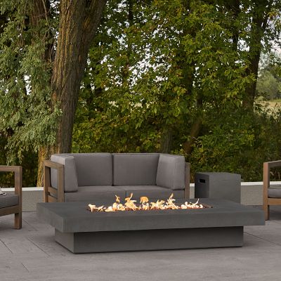 Novato Low Rectangle Propane Fire Table (72