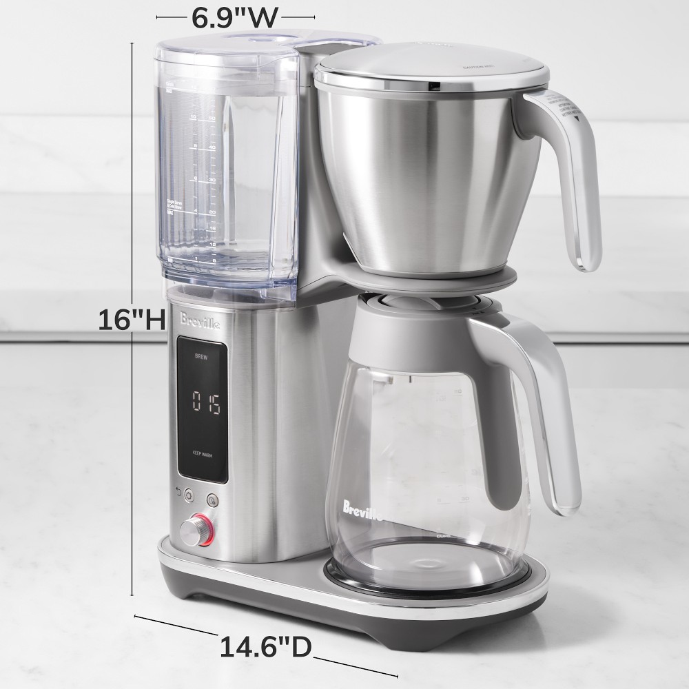 Breville Luxe Brewer™ Drip Coffee Maker with Glass Carafe