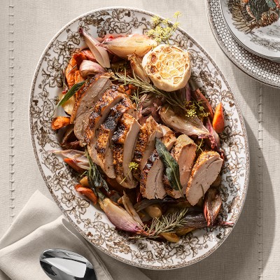 Plymouth Turkey Oval Platter