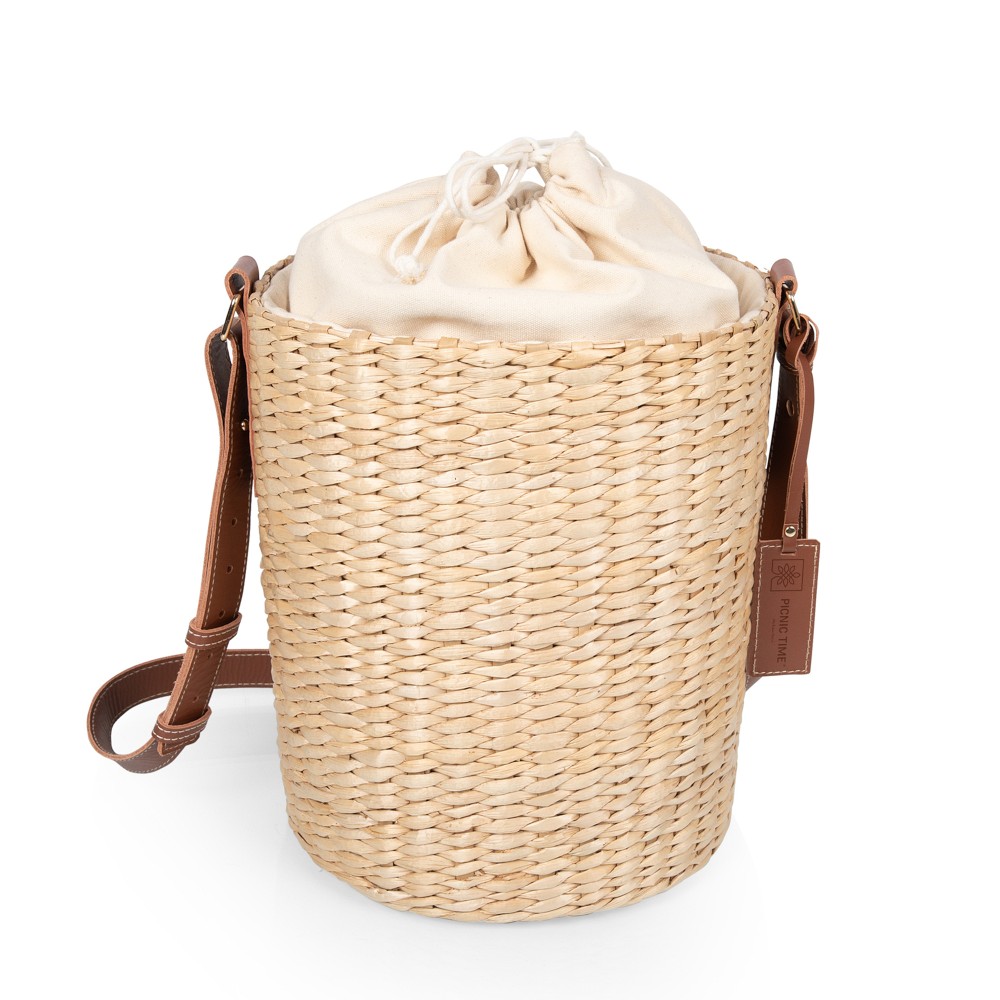 Palermo Rush Insulated Bucket Tote with Leather Straps