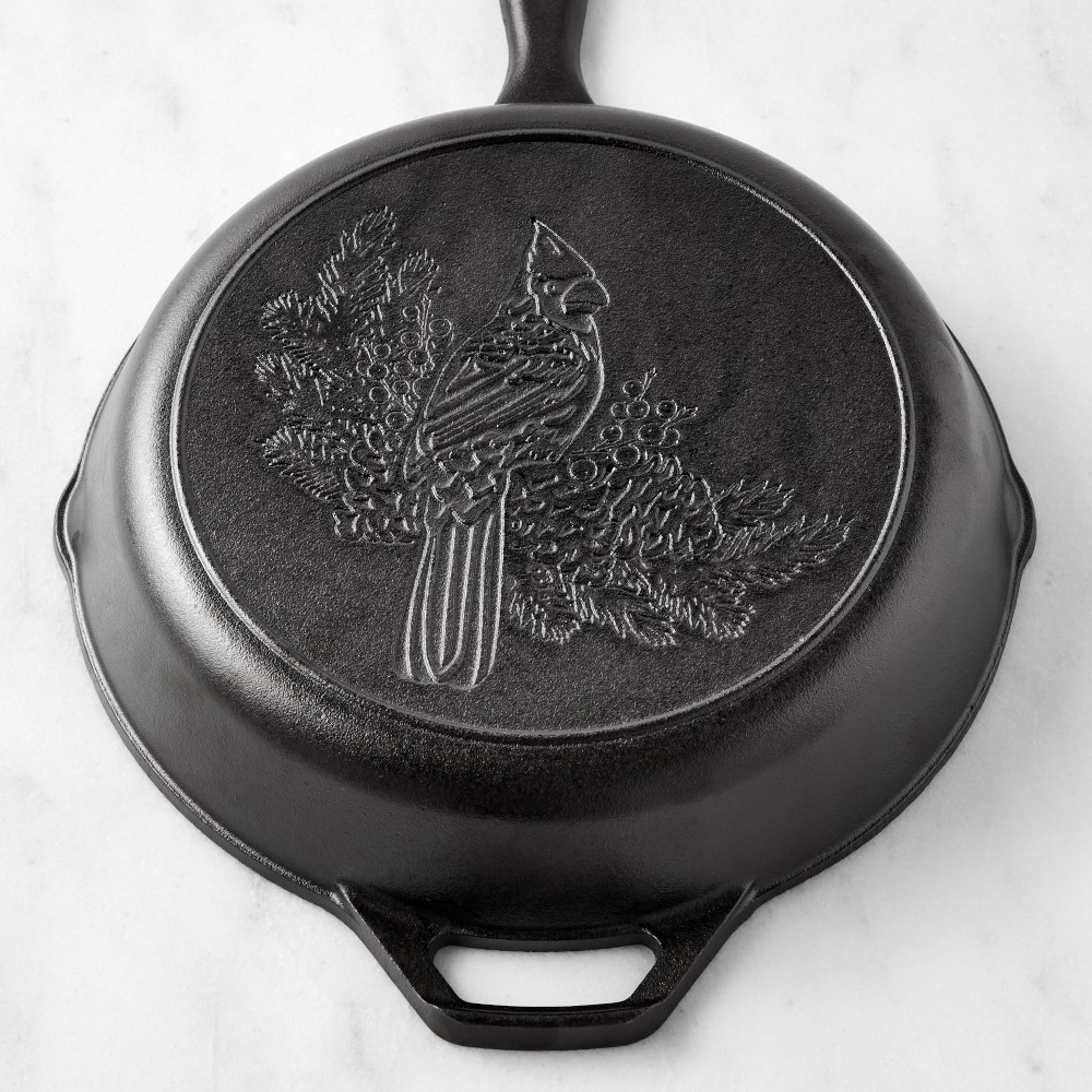 Lodge Seasoned Cast Iron Cardinal Skillet, 10 1/4