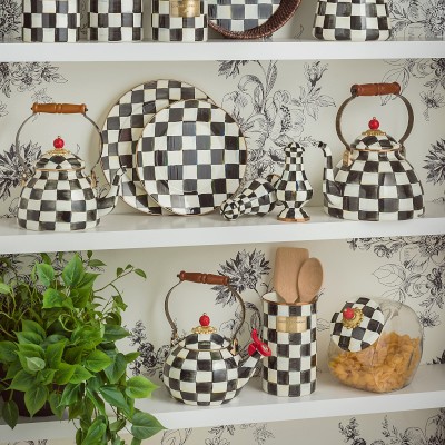 MacKenzie-Childs Courtly Check Utensil Holder