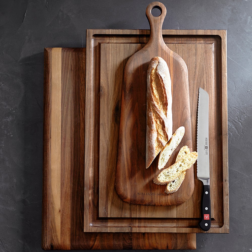 Williams Sonoma Prep Cutting & Carving Board, Walnut