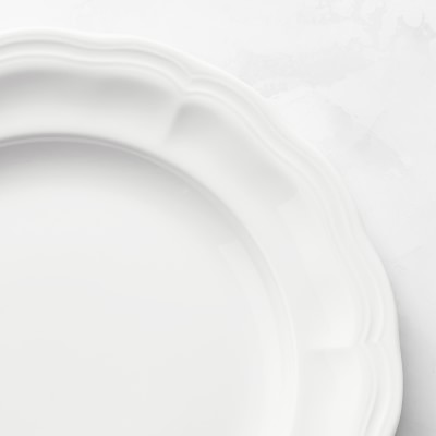 Pillivuyt Queen Anne Porcelain Cups & Saucers, Set of 4