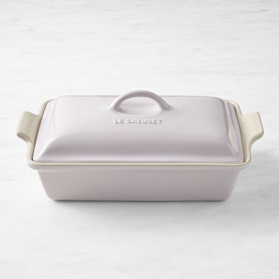 Le Creuset Heritage Stoneware Rectangular Covered Casserole, 4-Qt.