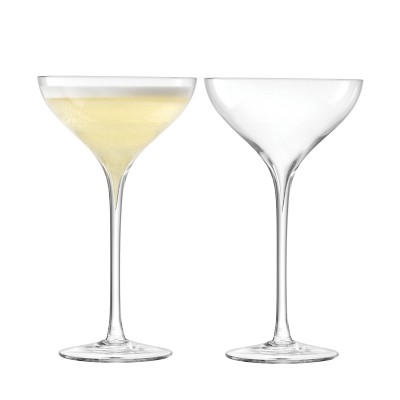 Savoy Champagne Saucers, Set of 2