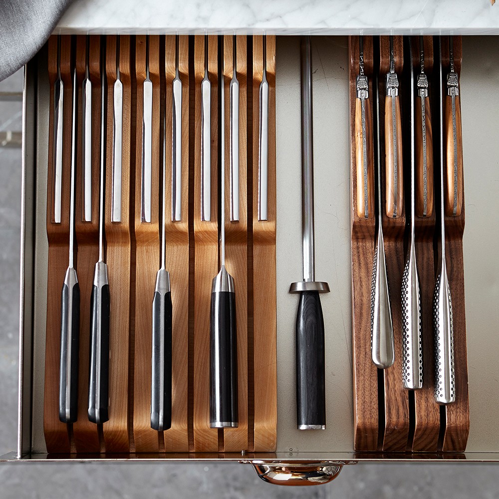 Williams Sonoma 7-Slot In-Drawer Knife Organizer