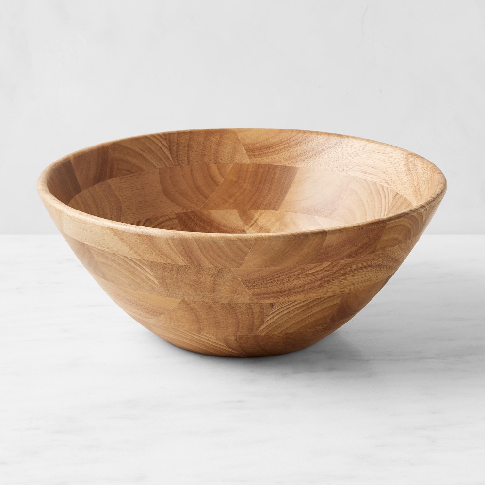 OPEN BOX: Open Kitchen by Williams Sonoma Salad Bowl, Light Wood,14