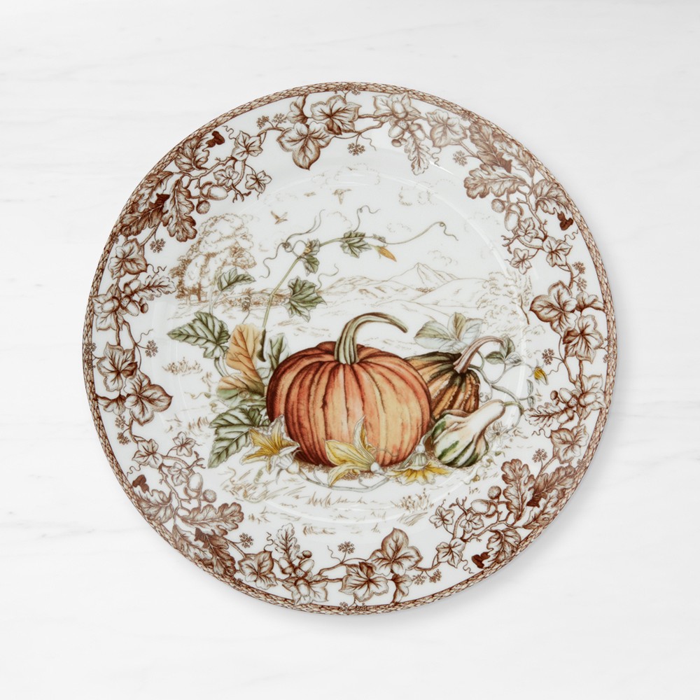 Plymouth Pumpkin 12-Piece Dinnerware Set
