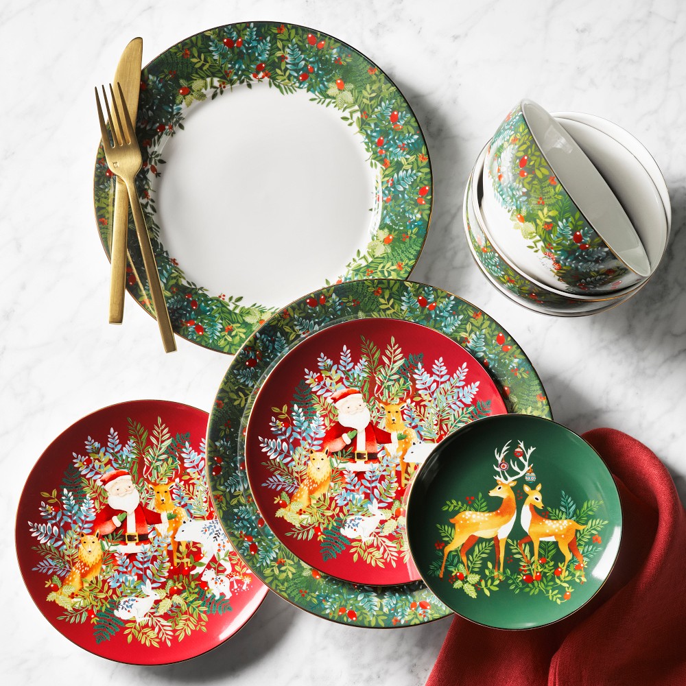 Christmas Forest Cereal Bowls