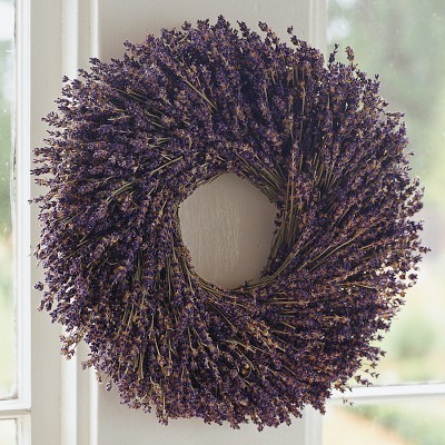 Lavender Live Wreath, 14
