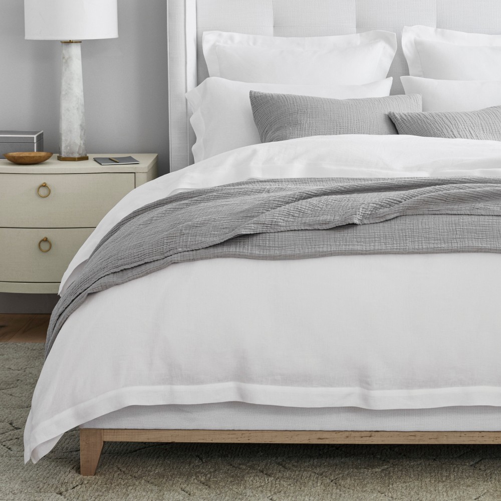 Chambers® Linen Duvet Cover & Shams
