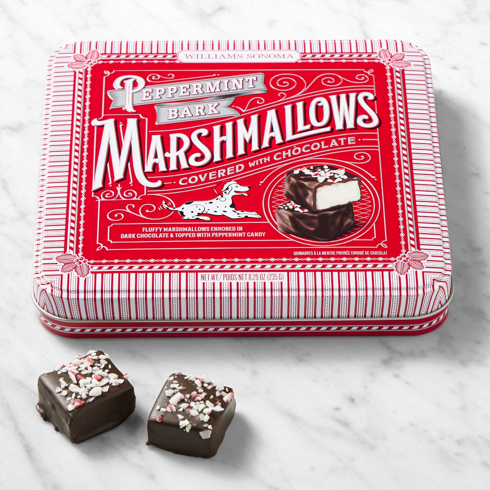 Williams Sonoma Peppermint Bark Chocolate Covered Marshmallows