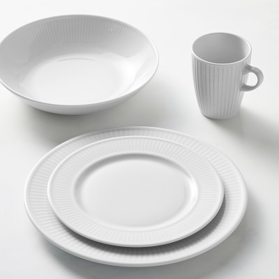 Pillivuyt Plisse Porcelain Mugs
