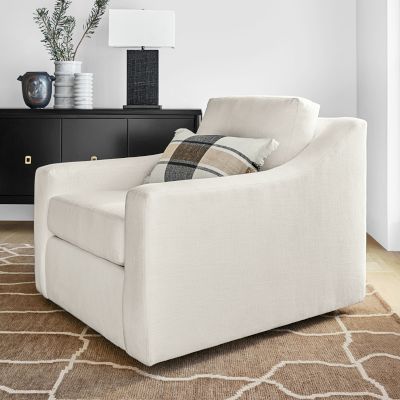 Ghent Slope Arm Swivel Armchair