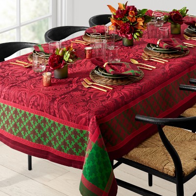 Pomegranate Jacquard Tablecloth