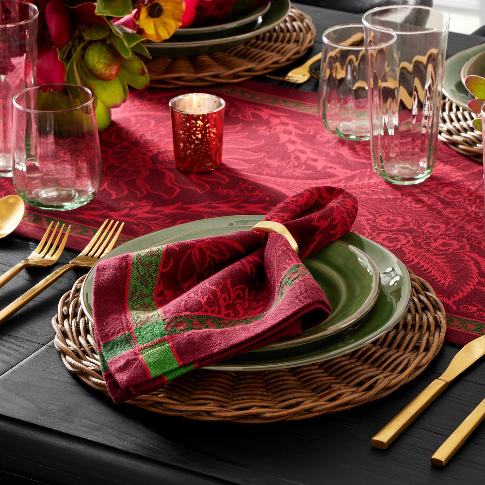 Pomegranate Jacquard Table Runner