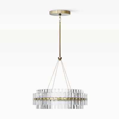 Phoebe Round LED Crystal Chandelier, 30