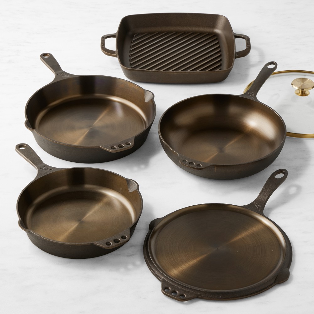 Smithey Seasoned Cast Iron 6-Piece Cookware Set