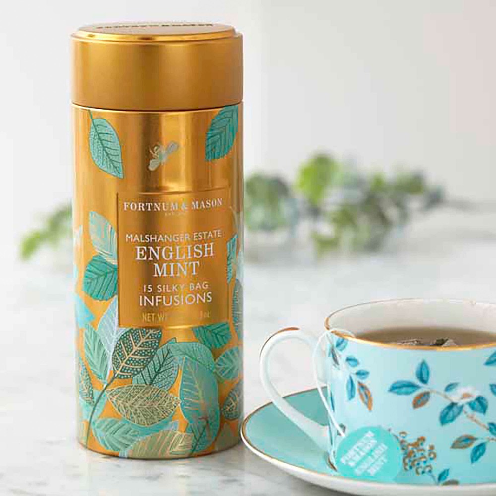 Fortnum & Mason English Peppermint Infused Tea Bags, Set of 15
