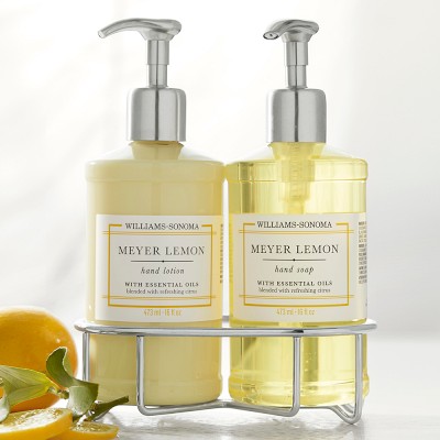 Williams Sonoma Meyer Lemon Hand Soap & Lotion 3-Piece Set
