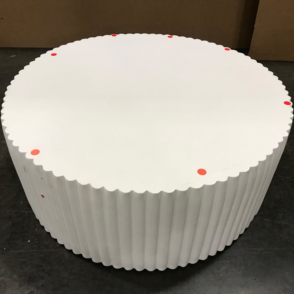 OPEN BOX: Tropea Fluted Round Coffee Table, 42