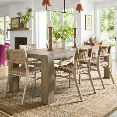 Montauk Parsons Rectangular Dining Table (82