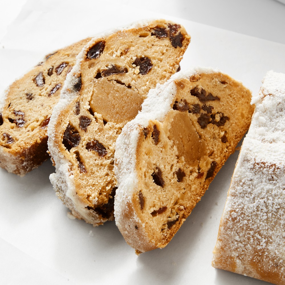 Dresden Stollen with Marzipan, Serves 8-10