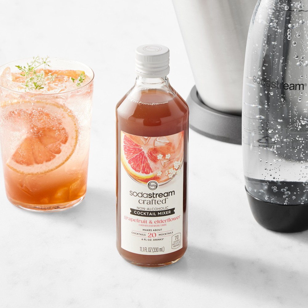 SodaStream Crafted Mixer, Elderflower Grapefruit