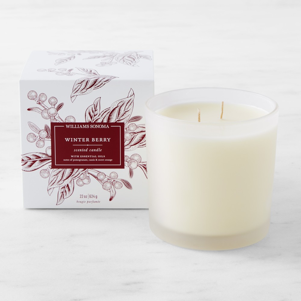 Williams Sonoma Winter Berry Candle, Large
