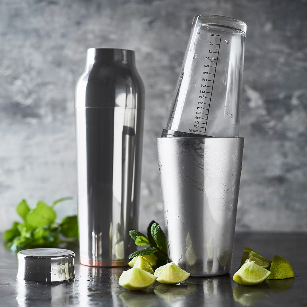 Williams Sonoma Double-Walled Boston Cocktail Shaker