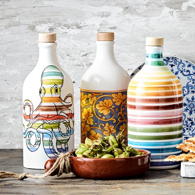 Muraglia Extra Virgin Olive Oil in Striped Bottle