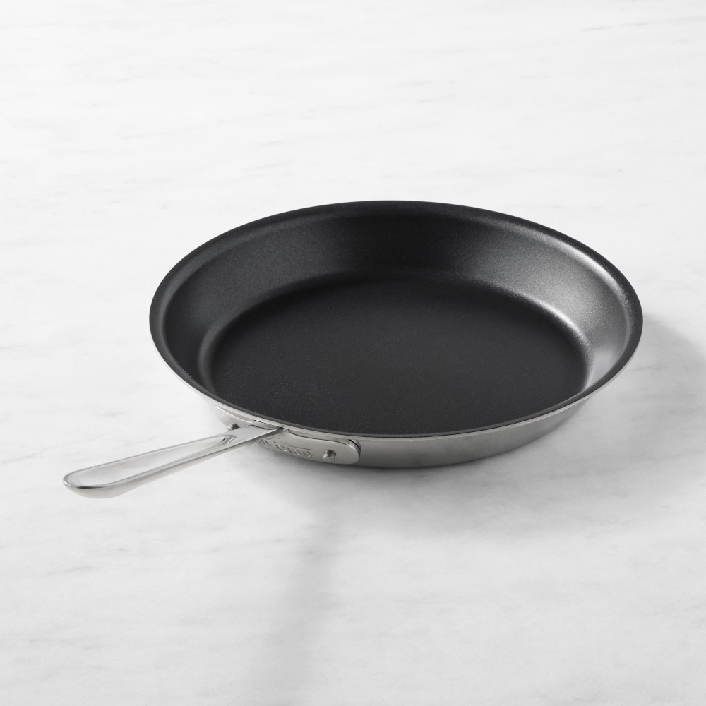 All-Clad D3® Tri-Ply Stainless-Steel Pro Nonstick Omelette Pan