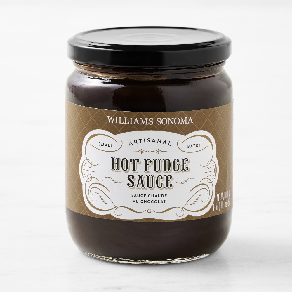 Williams Sonoma Hot Fudge & Caramel Sauce Set