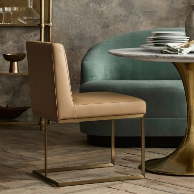Bradley Upholstered Square Back Dining Side Chair
