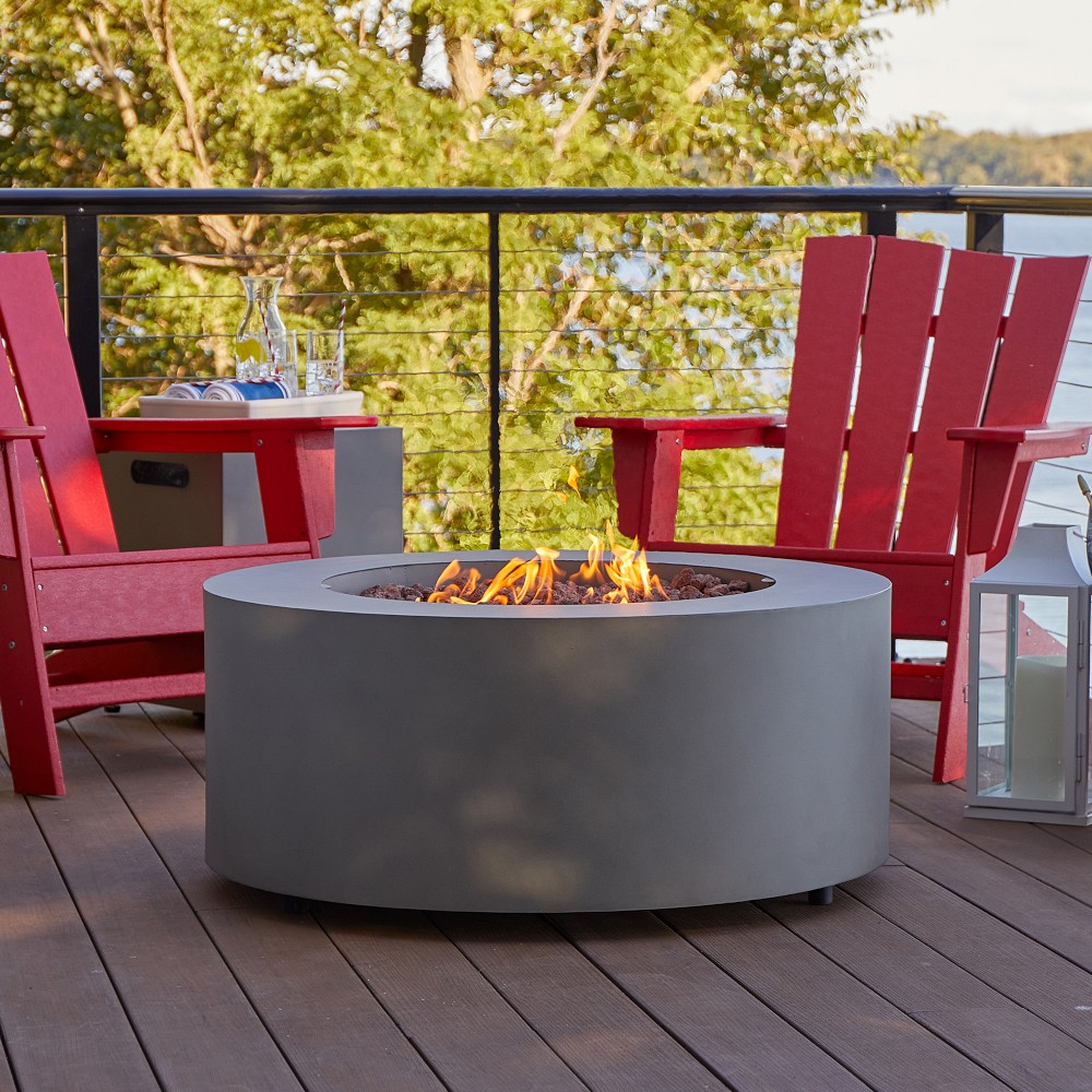 Cardona Medium Round Fire Table (36