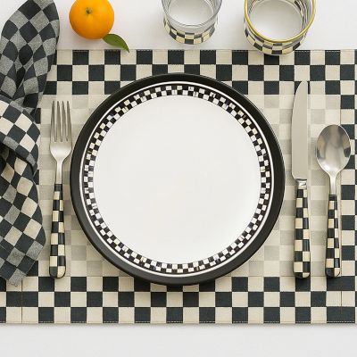 MacKenzie-Childs Everyday Stoneware Salad Plates, Set of 4