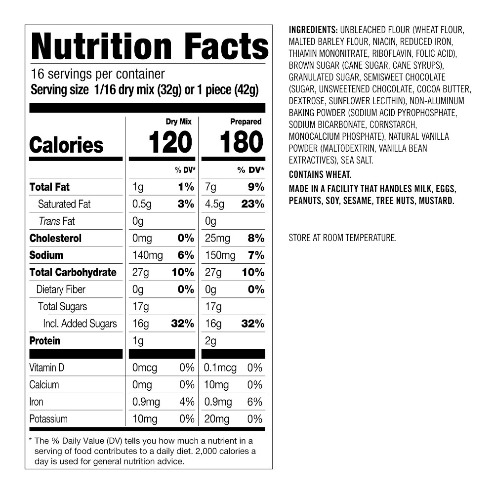 Williams Sonoma Chocolate Chip Blondie Mix