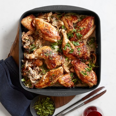 SCANPAN® TechnIQ Nonstick Square Chicken Roaster