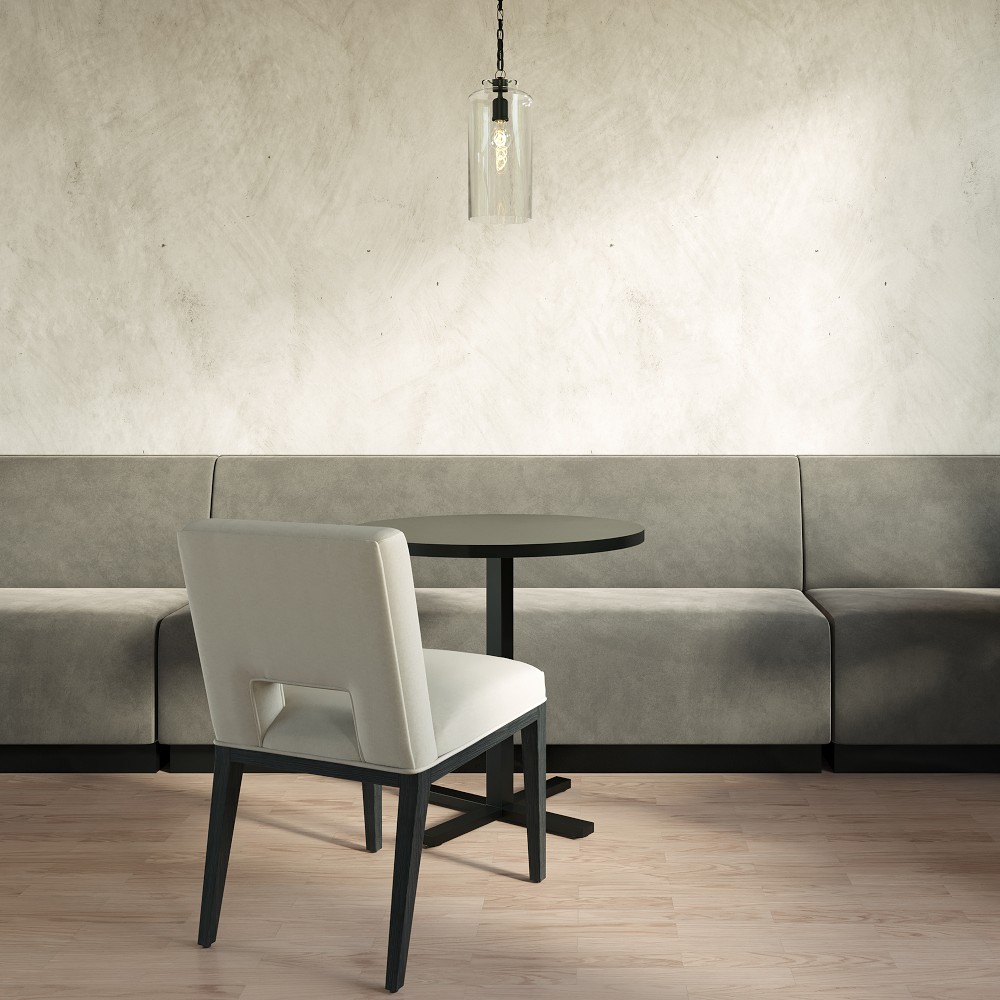 Garbo Upholstered Customizable Banquette – Smooth Back