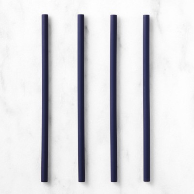 Williams Sonoma Silicone Straws, Set of 4