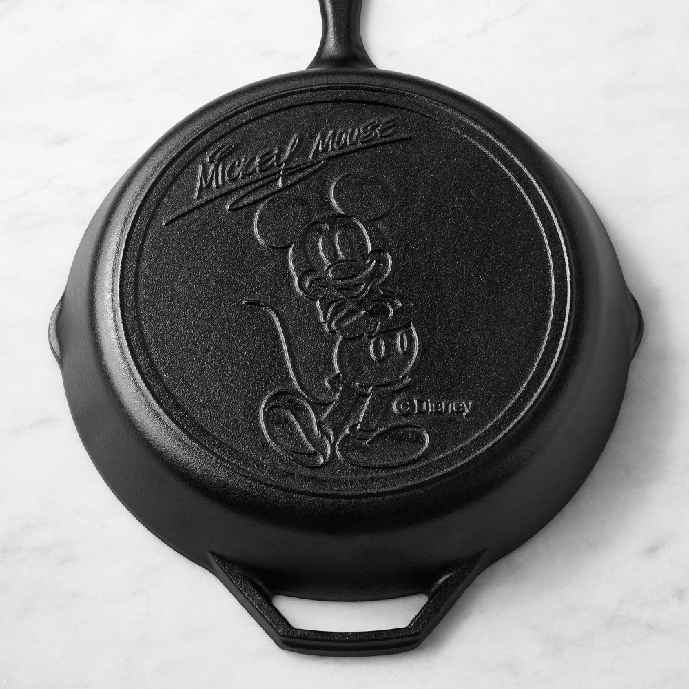 Lodge Seasoned Cast Iron Mickey Mouse Skillet, 12