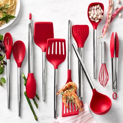 Williams Sonoma Stainless-Steel Silicone Flexcore Deep Spoon