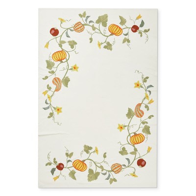 Harvest Embroidery Tablecloth