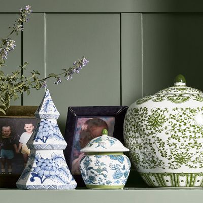 Chinoiserie Ceramic Christmas Tree