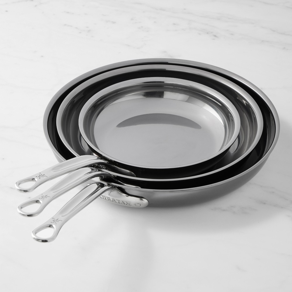 Hestan NanoBond® Titanium Stainless-Steel 3-Piece Skillet Fry Pan Set